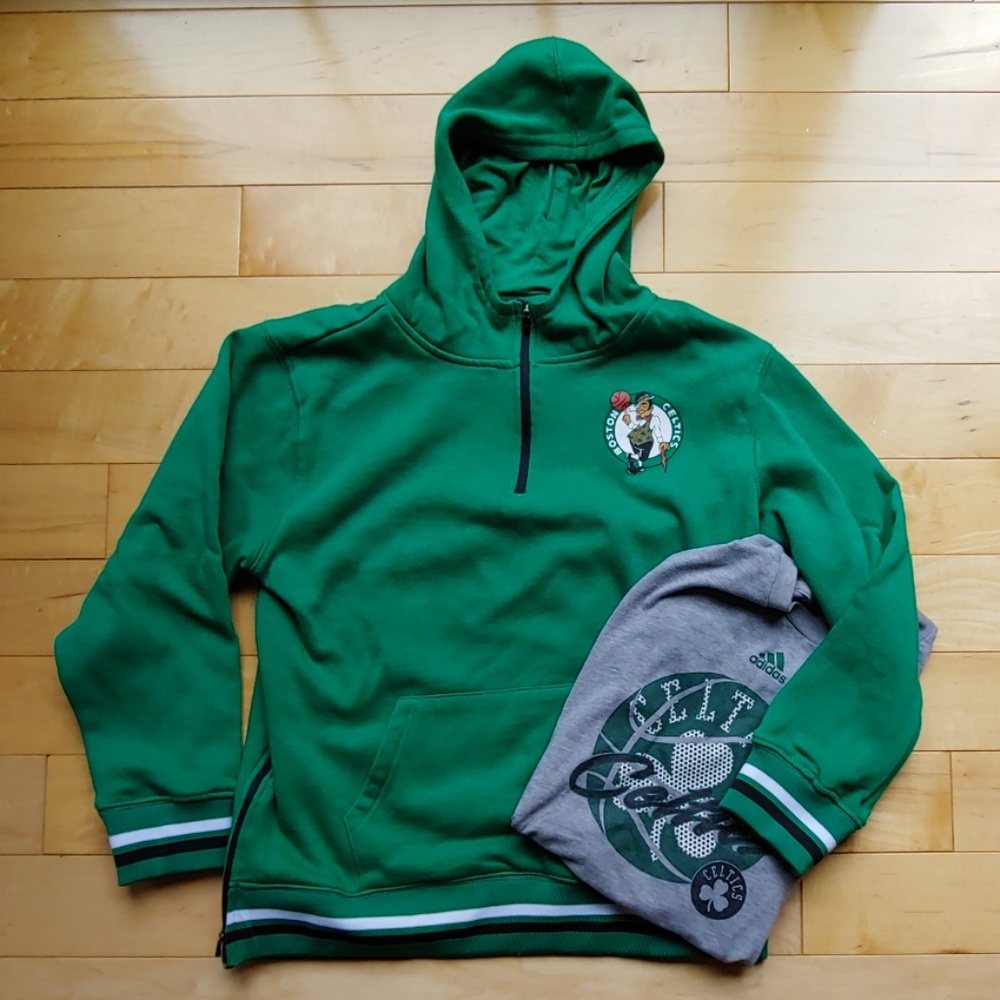 ☘️ Boston Celtics Hoodie & Adidas Tee